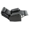 thumbnail image 3 of Ward Black Reclining Accent Chair with Pillow Top Arm, 3 of 5