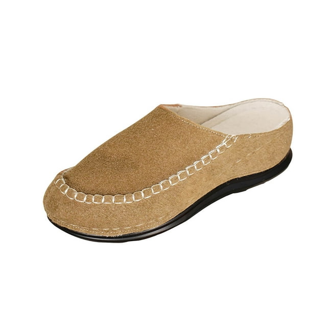 Tauxra Sandales Mules Décontractées pour Femmes, Sandales Confortables avec Semelle Coussinée, Pantoufles Compensées Polyvalentes pour Intérieur et Extérieur