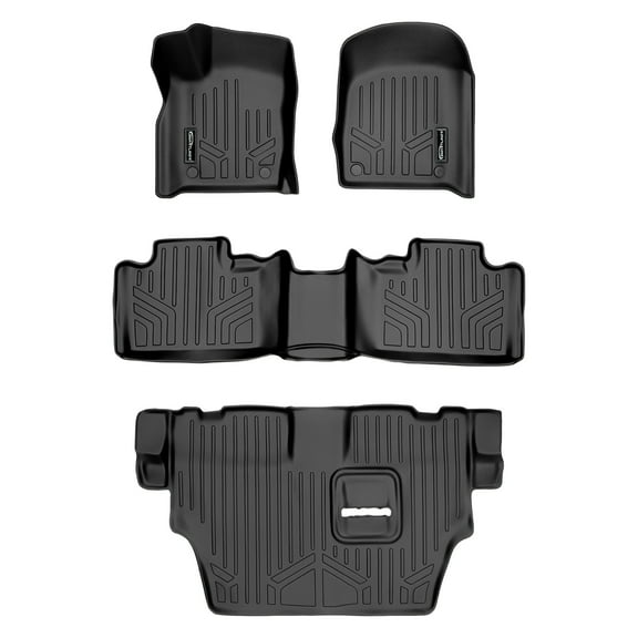 SMARTLINER 3 Rows Custom Fit Floor Liners Compatible with 2015 - 2025 Dodge Durango 7 Passenger