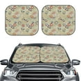 thumbnail image 2 of Salouo Marine Sailing Badges Pattern Car Windshield Sun Shade Foldable | Front Windshield Shade for Sun, Heat and UV Rays | Interior Sun Protection-Large, 2 of 6