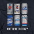 thumbnail image 3 of Natural Light Natty History Rowdy Gentleman Long Sleeve Navy Blue T-Shirt-Small, 3 of 5