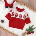 thumbnail image 2 of HIPYLO Pink Santa Sweatshirt Vintage Christmas Shirt Christmas Sweatshirt Plus Size Tops for Teens Boys White Tshirts Size 14-16 Kids Tshirts Boys 2, Red 12-18 Months, 2 of 9