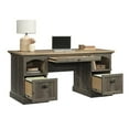 thumbnail image 2 of Sauder Sonnet Springs Engineered Wood Executive Desk in Pebble Pine, 2 of 19
