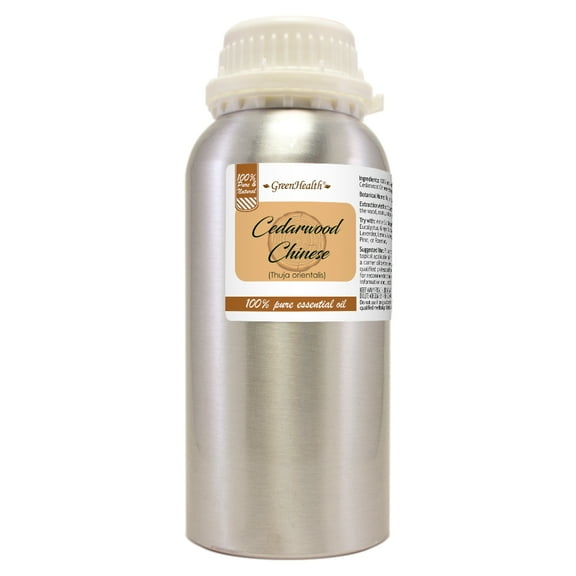Cedarwood (Chinese) Essential Oil - 16 fl oz - Aluminum Bottle w/ Locking Cap