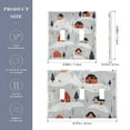 thumbnail image 2 of Yayeee Toggle Light Switch Wall Plate 2-Gang 4.56"x4.48" Decorative Outlet Cover, Cartoon Red Houses, 2 of 7