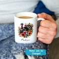 thumbnail image 2 of Loved One Memorial Cardinal Tea Cup, Custom Name Cardinal With Flower Ceramic Mug, Red Cardinal Bird Coffee Mug, Customized Cardinal Sympathy Ceramic Cup, Cardinal Gifts, White Mugs 11oz or 15oz, 2 of 5