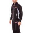 thumbnail image 7 of X-2 Mens Athletic Full Zip Fleece Tracksuit Jogging Sweatsuit Gray Side Black M, 7 of 7