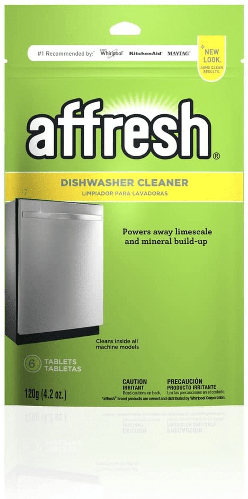 Affresh Dishwasher Cleaner, 6 Tablets Formulated to Clean Inside All