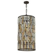 Gemma-Si Light Large Foyer-16 Inches Wide By 33.5 Inches Tall-Vintage Bronze Finish Fredrick Ramond Lighting Fr33736vbz