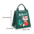 thumbnail image 3 of PYURTEP Lunch Bag, Cartoon Animal Insulated Lunch Box with Handle, Waterproof Stain Resistant Food Storage Bag for School Office Picnic Camping, 3 of 6