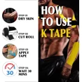 thumbnail image 4 of 5/7.5/10cm Patchs de Soulagement de la Douleur au Genou Élastiques pour Kinésiothérapie Sportive Récupération Entraînement Physique, 4 of 6