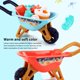 thumbnail image 3 of Kids Beach Toy Sand Castle Playset Summer Sand Water Game Play Cart Beach Game Toy Set Colorful Sand Molds Tool Sand Trolley Ducha Rastrillo Pala Para Niños Y Niñas 6Pcs Eigraketly FN003418-01, 3 of 6