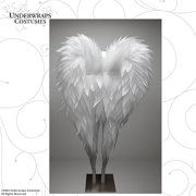 UNDERWRAPS Large FOAM Costume Angel Wings - Adult Huge Halloween Costume, Photoshoot Prop for Men & Women, (Black)
