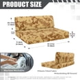 thumbnail image 7 of Uorisanigo RV Dinette Cushions Covers Elastic Camper Cushions Slipcovers 2 Pack Stretchable Hawaiian Flowers RV Dinette Cushion Cover Booth Seats Camper Accessories for Inside, 7 of 7