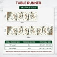 thumbnail image 4 of Xmas Trees Holly Pine Cone Merry Christmas Table Runner, Seasonal Winter Decoration for Home Kitchen Dining Holiday Decor 13x72 Inch, 4 of 8