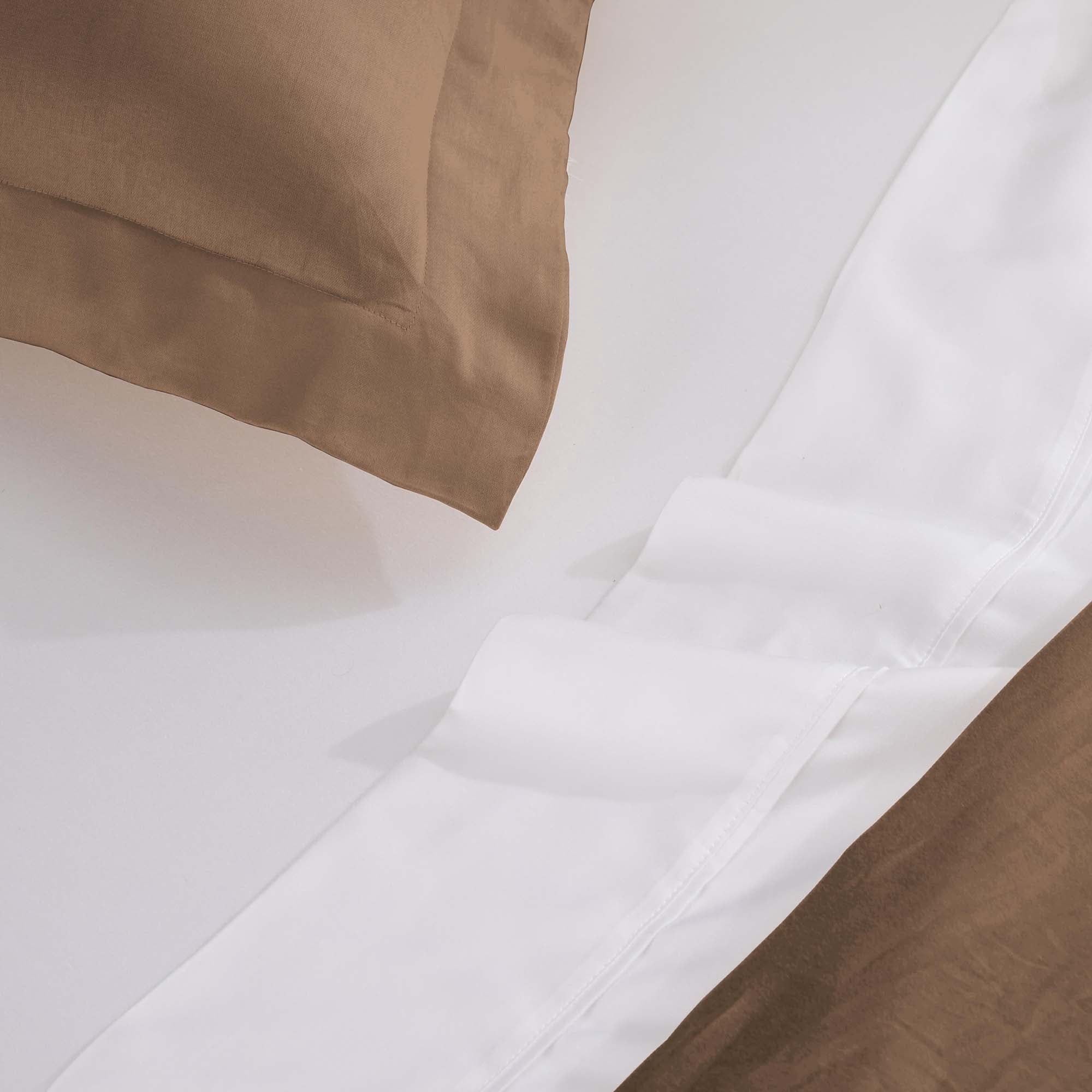 Superior Egyptian Cotton 300 Thread Count Duvet Cover Set, Twin, Taupe