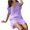 Purple, variant on Plus Size Cotton Linen Dresses for Women 2023 Summer Casual Loose Short Sleeve Midi Dress Trendy Elegant Solid Beach Dress