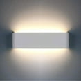thumbnail image 1 of Lámpara de pared cuadrada LED, lámpara de dormitorio de estudio de sala de estar, lámpara de noche, lámpara de pared de pasillo de entrada (luz cálida 32), 1 of 5