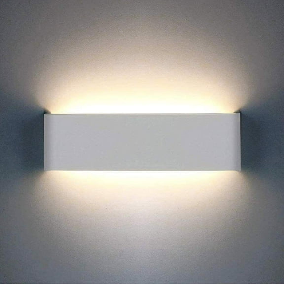 LED Square Wall Lamp, Living Room Study Bedroom Lamp, Bedside Lamp Entrance Hallway Hallway Wall Lamp(Warm Light 32)