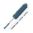 Chenille Cleaning Duster, Extendable Pole and Washable Chenille Duster