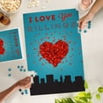 thumbnail image 4 of Lantern Press 1000 Piece Jigsaw Puzzle, I Love You Billings, Montana, 4 of 5