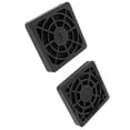 thumbnail image 3 of 40mm Desktop Computer Fan Dust Filter Grills Dustproof Case Cover, Plastic Square PC Fan Dust Mesh, Black - 2 Pack, 3 of 6