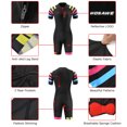 thumbnail image 3 of Traje de triatlón para mujer conjunto de Jersey de ciclismo de manga corta bicicleta MTB, 3 of 8
