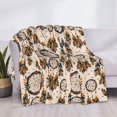 thumbnail image 4 of Throw Blanket for Couch - Retro Dreamcatcher Soft Comfy Lightweight Cozy Warm Throw Blanket, Fuzzy Plush Flannel Blanket & Throws for Sofa and Bed All Season, 4 of 8