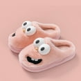 thumbnail image 2 of YLYL Women Men House Slippers Smile Face Fuzzy Fluffy Warm Soft Plush Anti-Slip Rubber Sole Slippers, 2 of 5