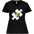 thumbnail image 3 of Inktastic Autism Puzzle Piece Autistic Spectrum Awareness Women's Plus Size T-Shirt, 3 of 5