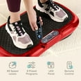 thumbnail image 6 of Lifepro Waver Vibration Plate Exercise Machine – Full Body Vibrating Plate for Lymphatic Drainage, Muscle Toning & Fat Loss – Includes Loop Bands, Remote & 99 Speed Settings - Red, 6 of 11