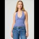 thumbnail image 4 of Tops Halter para Mujer, de Verano, con Escote en V Profundo, Sin Mangas, Color Negro, para Salir, Ropa Y2K Azul S, 4 of 9