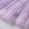 thumbnail image 6 of CAICJ98 Toddler Baby Girl Tutu Dress Sleeveless Floral Print Tulle Dress for Girls Princess Dresses Purple,18-24 Months, 6 of 7