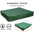 thumbnail image 7 of Sandbox Cover Large Drawstring Square Shape Fire Pit Lid Toy Indoor Outdoor Oxford Cloth Home Garden Sandpool Protection Nylon Playhouse, 7 of 7