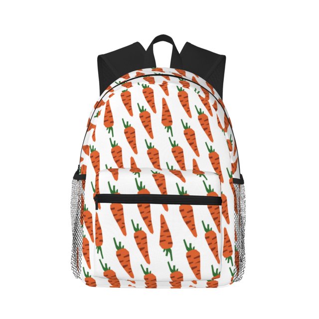 Disketp Carrot Mochila Ligera Clásica con Múltiples Bolsillos, Mochila Casual para Hombre y Mujer, Ideal para Escuela, Trabajo y Viajes