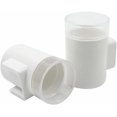 thumbnail image 3 of Soporte para cepillos de dientes eléctrico - Organizador de cepillos montado en la pared de 3 piezas Pegatinas de pared ABS blancas, adecuado para diámetro de mango <3,8 cm TUNC Sencillez, 3 of 5