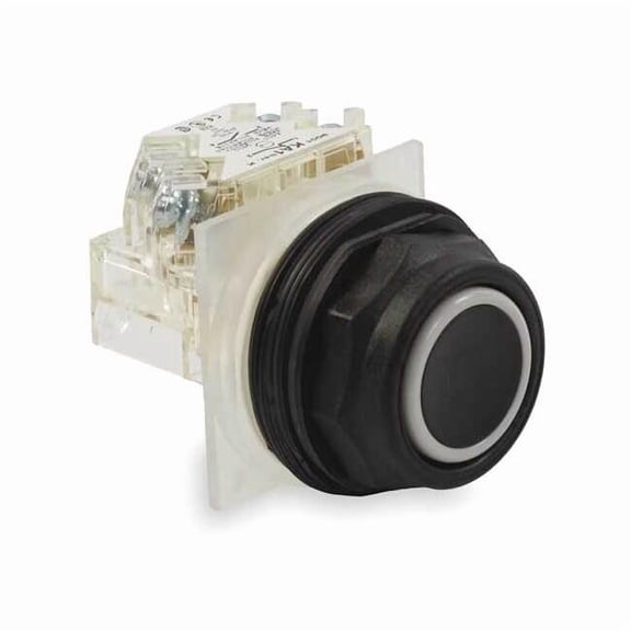 Schneider Electric Push Button Operator, 30 mm, 1NC, Black 9001SKR1BH6