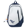 thumbnail image 1 of Mochila informal para mujer, mochila escolar de color en contraste con colgante para viaje (azul) Tmvgtek Para Estrenar, 1 of 8