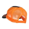 thumbnail image 3 of Team Bride Embroidered Neon Trucker Cap - Black Neon Orange OSFM, 3 of 5