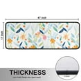 thumbnail image 5 of Kitchen Rugs Sets Of 2,Pioneer Flower Floral Print Pattern Anti Fatigue Kitchen Mat Rugs Non Slip Washable,Decorative Kitchen Floor Mats for Kitchen,Sink,Laundry,17"x47"+17"x47", 5 of 5
