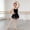 F-1Black, variant on ZHOGXU Kids Girls Ballet Dress Sleeveless Solid Color Spaghetti Strap Sparkly Sequins Comfortable Breathable Mesh Dance Dress For Training,Black,4-5 Years