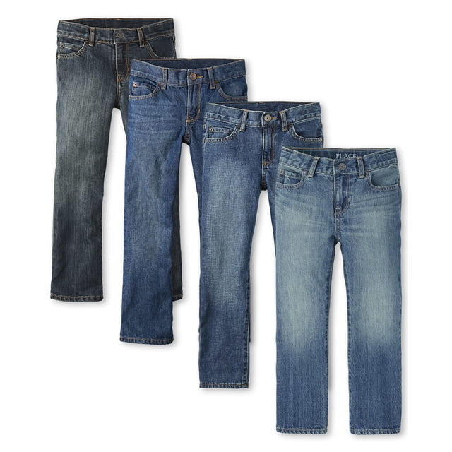 Botas Jeans The Children's Place para niños, paquete de 4 unidades, talla 6