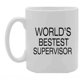 thumbnail image 1 of Taza de café de cerámica World's Bestest Supervisor 350 ml, 1 of 2