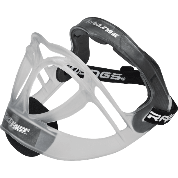 Rawlings Face First Softball Fielders Mask, Black/Clear