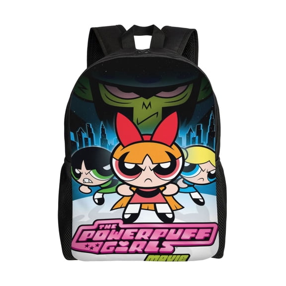 The Powerpuff G-i--r-l-s Backpacks Travel Laptop Backpack Lightweight Bookbags Casual Daypack