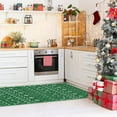 thumbnail image 2 of Lahome Moroccan Christmas Rug,2'x8'Christmas Runner Rug,Holiday Machine Washable Non Slip Xmas Decoration Kitchen Area Rug Mat,Indoor Christmas Carpets for Living Room,Green, 2 of 7