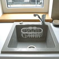 WHAMVOX No Drill Sink Sponge Holder Kitchen Sponge Box Suction Cup Kitchen Brush Holder Stainless Steel Sink Organizer Space-Saving Bathroom Sponge Rack