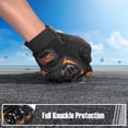 thumbnail image 4 of Guantes de moto COFIT transpirables antideslizantes naranja XXL, 4 of 6