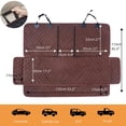 thumbnail image 2 of ANOSOSPECIAL Funda para asiento de coche para perros para asiento trasero para niños Protector de asiento de coche ISOFIX para perros Antideslizante Resistente al agua Durable Ajuste universal Funda p, 2 of 5