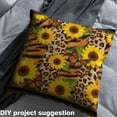 thumbnail image 3 of Castle Fairy Butterfly Sunflower Fabric by the Yard 1 Yard,Leopard Tiger Print Home Decor Fabric by the Yard,Abstract Rustic Room Decor Fabric by the Yard,Luxury Teenagers Bedroom Decor, 3 of 6
